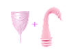Менструальна чаша Femintimate Eve Cup розмір S з переносним душем, діаметр 3,2 см, фото 2
