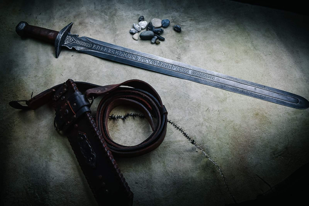 Меч скандинавских викингов - ручная робота Марка стали Г 90., фото 1