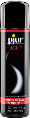 Силіконова змазка pjur Light 250 мл сама рідка, 2-в-1 для сексу і масажу