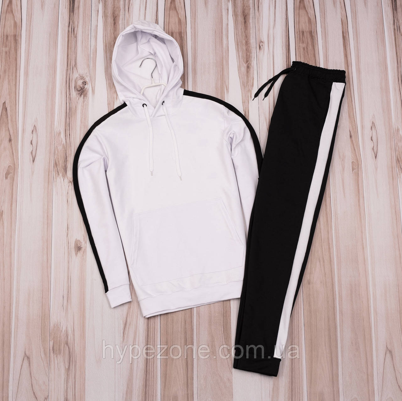 Спортивний чоловічий одяг Весняний костюм хлопчику Пайта і легкі брюки чоловічі з лампасом Розмір одягу хлопцю для вулиці дому, фото 1