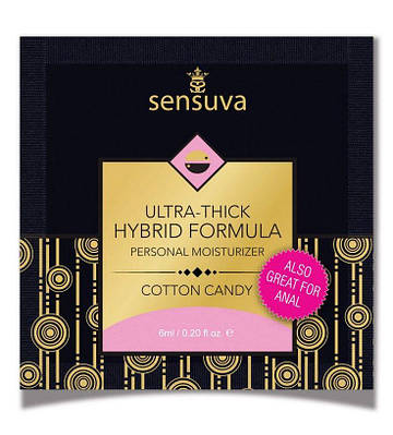 Пробник Sensuva - Ultra-Thick Hybrid Formula Cotton Candy (6 мл)