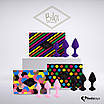 Набір силіконових анальних пробок FeelzToys - Bibi Butt Plug Set 3 pcs Purple, фото 6