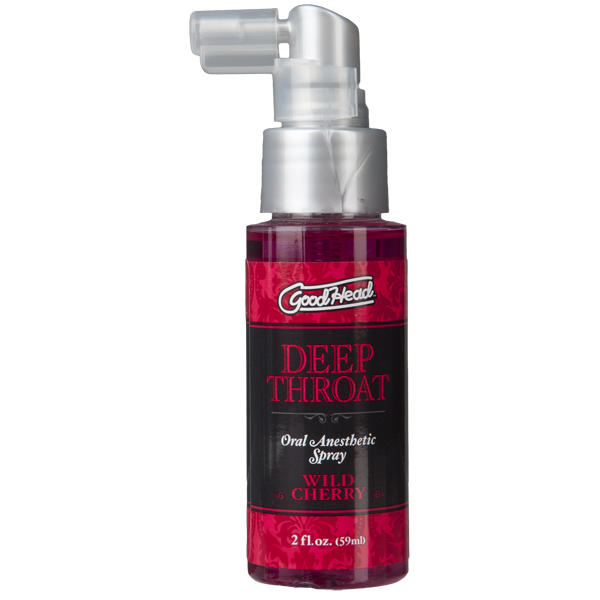 Спрей для мінету Doc Johnson GoodHead DeepThroat Spray – Wild Cherry 59 мл для глибокого мінета