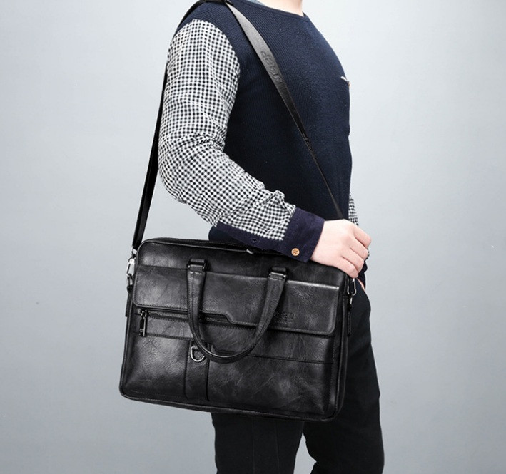 Чоловіча сумка для ноутбука для планшета документів папок А4, фото 1