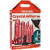 Набір для страпона Doc Johnson Vac-U-Lock Crystal Jellies Set, діаметр 3,8 см, 2х4,5 см, 5,1 см, фото 5