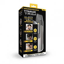 Чоловічий тример MICRO TOUCH TITANIUM TRIM 5 в 1