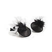 Пэстис - стікіні Bijoux Indiscrets Burlesque pasties FEATHER, з пір'ям, фото 2