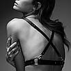 Портупея Bijoux Indiscrets MAZE — X Harness Black, екошкіра, фото 3