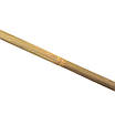 Бамбукова тростина 75 см , рукоятка натуральна шкіра, чорно-золота, фото 3