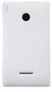 Чехол-бампер Nokia Lumia 550 белый с защитной пленкой в комплекте