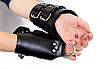 Манжети для підвісу за руки Kinky Hand Cuffs For Suspension з натуральної шкіри, колір чорний, фото 6