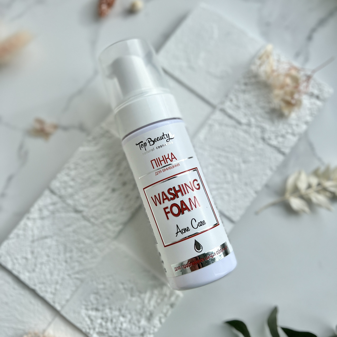 Пінка для вмивання проти акне Top Beauty