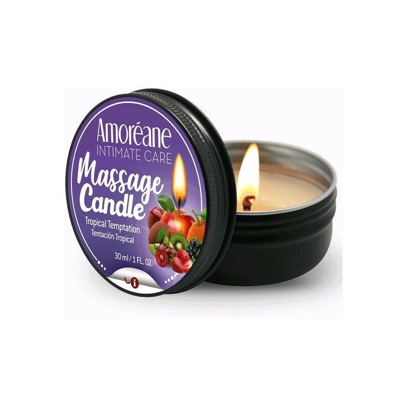 Масажна свічка "Тропічне спокуса" Amoreane Tropical Temptation (30 мл)