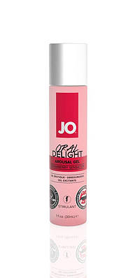 Гель для оральних ласк System JO Oral Delight - Strawberry Sensation (30 мл), ефект холод-тепло