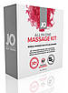 Набір для масажу System JO ALL IN ONE MASSAGE GIFT SET: розігріваючий гель, масажер і свічка, фото 2