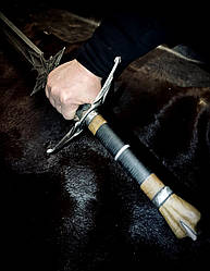 Двуручный меч + ножны - ручная работа Мастеров - кованый двуручник