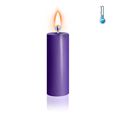 Фіолетова свічка воскова S 10 см низькотемпературна
