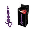 Анальні буси MAI Attraction Toys №79 Purple, довжина 18 см, діаметр 3,1 см, фото 2
