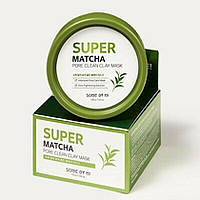 Очищаюча глиняна маска з чаєм матчу Some By Mi Super Matcha Pore Clean Clay Mask