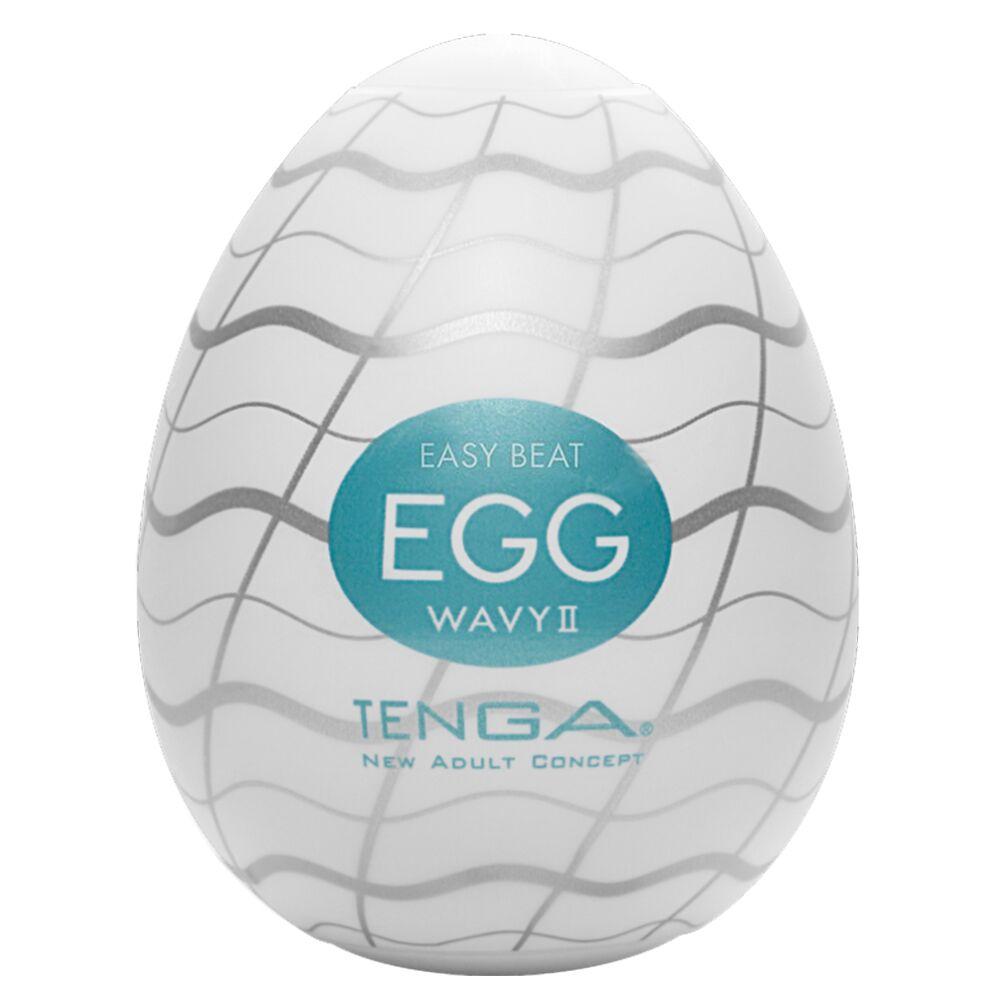 Мастурбатор-яйцо Tanga Egg Wavy II з подвійним хвилястим рельєфом