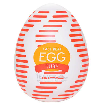 Мастурбатор-яйцо Tanga Egg Tube, рельєф із поздовжніми лініями