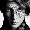 Маска на обличчя Bijoux Indiscrets - Kristine Mask, вінілова, клейове кріплення, без зав'язок, фото 2