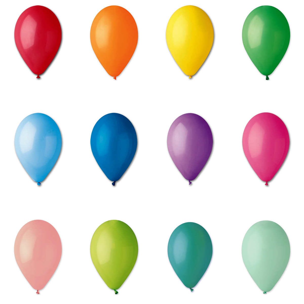 Гелиевые шарики 25см (ассорти) Летают 1-2 суток - фото 2 - id-p1581456467