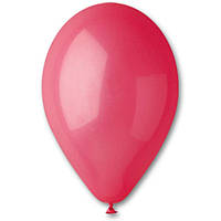 Гелиевый шарик 25см (красный) Летает 1-2 суток