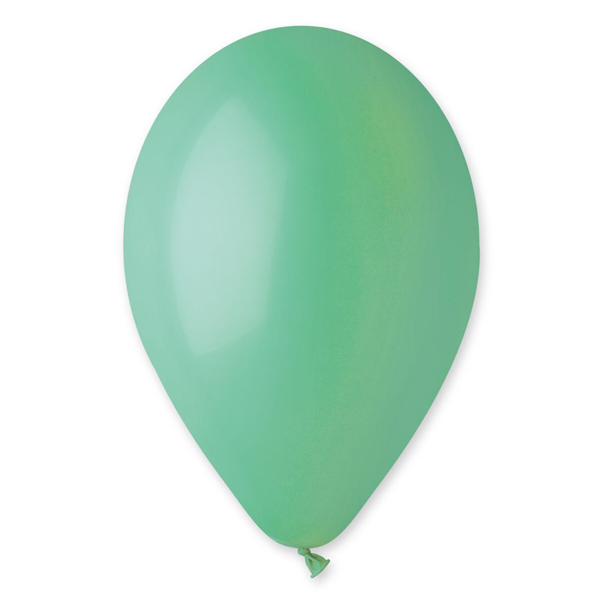 Гелиевый шарик 25см (аквамарин) Летает 1-2 суток - фото 1 - id-p1581470259