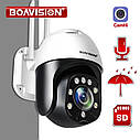 Охоронна поворотна Onvif Wi-Fi IP-камера спостереження Boavision HX-GK20K2AS. CamHi, фото 2
