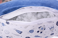 Подушка для годування Baby Veres Comfort Dream Velour Cosmos 170х75 см, фото 4