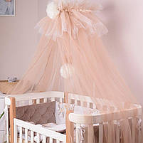 Постільний комплект Baby Veres Velour Mokko leaves 6 одиниць, фото 4