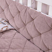 Постільний комплект Baby Veres Velour Mokko leaves 6 одиниць, фото 8
