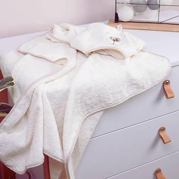 Пелюшка після купання Baby Veres Bear milk 80х120 см