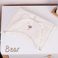 Пелюшка після купання Baby Veres Bear milk 80х120 см, фото 3