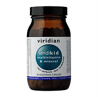 Витамины и Минералы Для Детей 90 кап Viridian Viridikid Multivitamin & Mineral Англия Доставка из ЕС