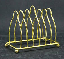 Підставка-стенд МІНІ для тарілок Сикстет 13.5*7.5*12 CM, фото 3