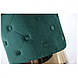 Пуф AMF Little Janett Green / Golden Chrom зелений велюр, фото 5
