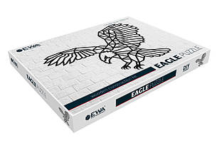 Панно інтер'єрне дерев'яне на стіну EAGLE 83,5x64,5x0,7см. 287ел. Орел