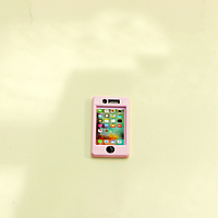 Миниатюра мобильный телефон iPhone 2.6*1.4 мм Розовый