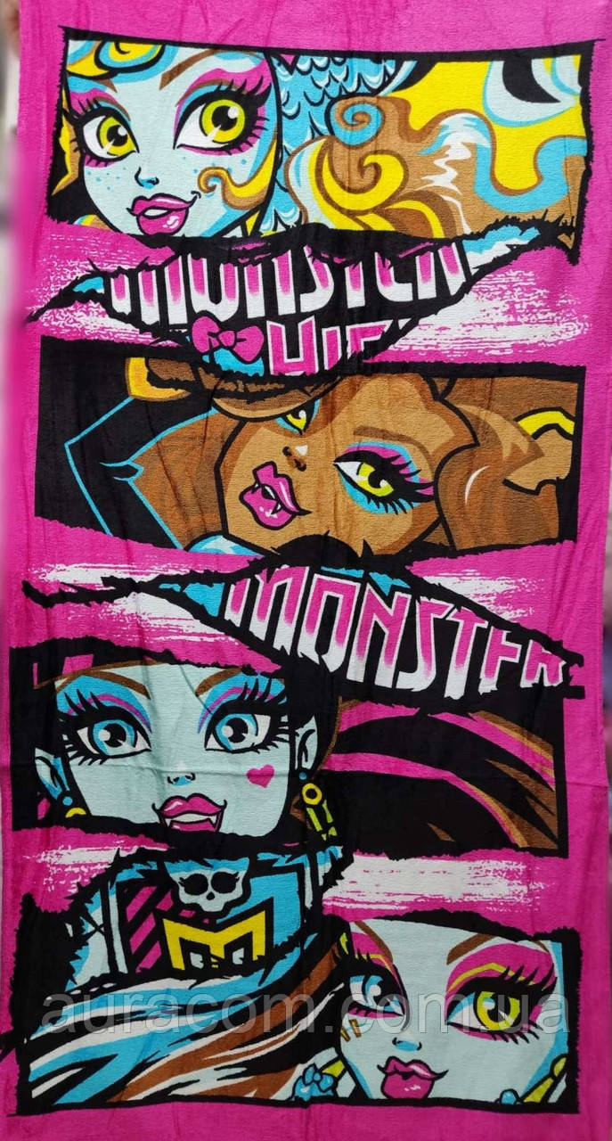 Пляжний рушник, Монстер хай, фото 1