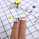 Мініатюра набір лопаток 3 см Бронза, фото 3