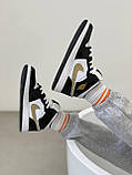 Жіночі кросівки Nike Air Jordan Retro 1 Patent Black Gold | Найк Аір Джордан 1 Черные, фото 4