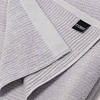 Якісний махровий рушник із гребінної бавовни.Color. Світло-сіре