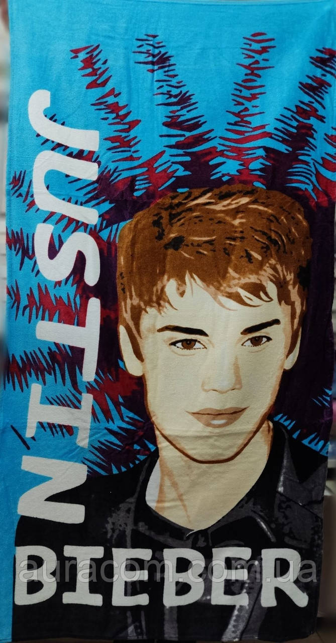 Пляжний рушник, Джастін Бібер, фото 1