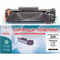 Тонер-картридж WWM для HP Color LaserJet P1505/M1120/1522 CB436A Black (LC36N)