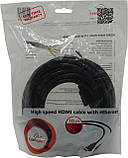 Кабель HDMI - HDMI v2.0 10 м Cablexpert CC-HDMI4-10M чорний новий, фото 4
