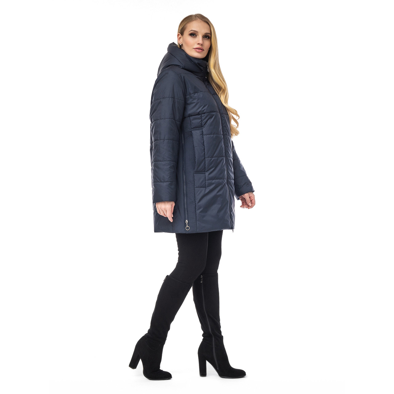 Женская демисезонная куртка от производителя прямого силуэта - фото 2 - id-p1581526942