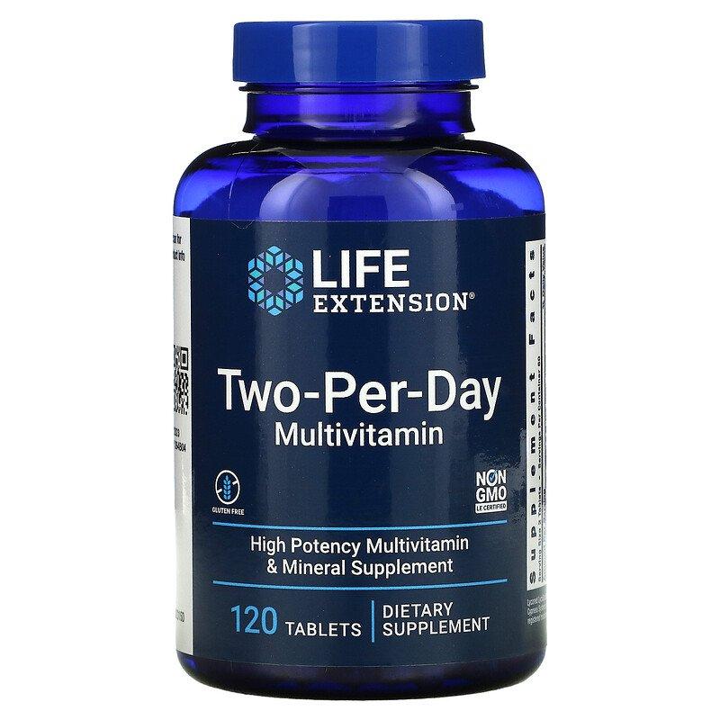 Life Extension Two-Per-Day 120 таблеток