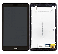 Дисплей (екран) для Huawei MediaPad T3 8.0 KOB-L09 + тачскрін, чорний, оригінал (Китай) з передньою панеллю